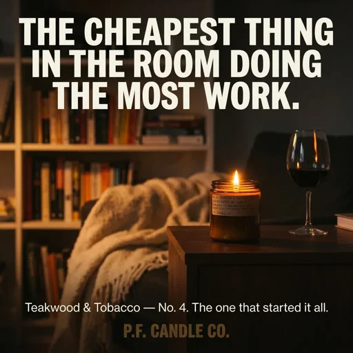 AI-generated square image ad